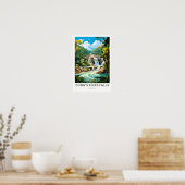 Dunn's River Herfsten Jamaica Reisprint Poster (Keuken)