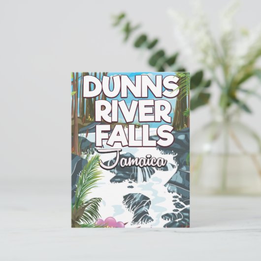 Dunn's rivierposter Herfsten Jamaica Briefkaart (Staand voorkant)