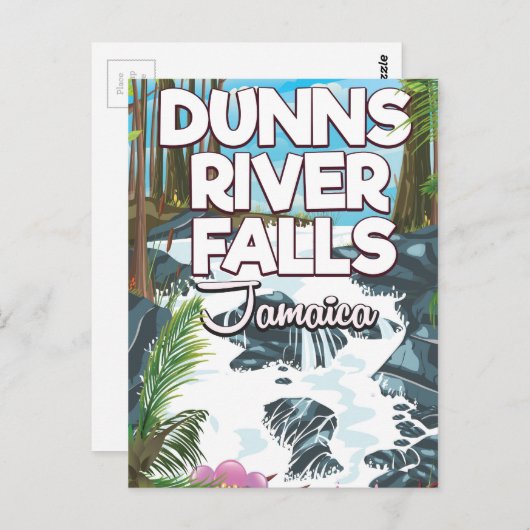 Dunn's rivierposter Herfsten Jamaica Briefkaart (Voorkant / Achterkant)