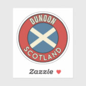 Dunoon, Scotland Sticker (Vel)