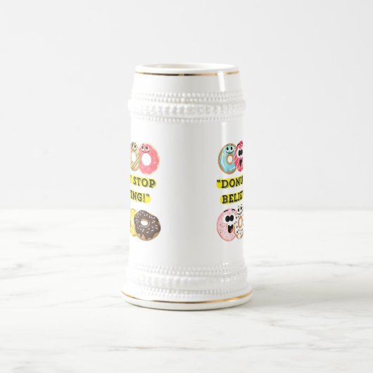 Dunot Stop Geloven - Donuts Quote Bierpul (Center)