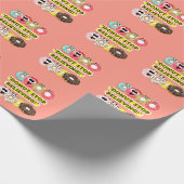 Dunot Stop Geloven - Donuts Quote Cadeaupapier (Hoek)