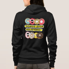 Dunot Stop Geloven - donuts quote shirt