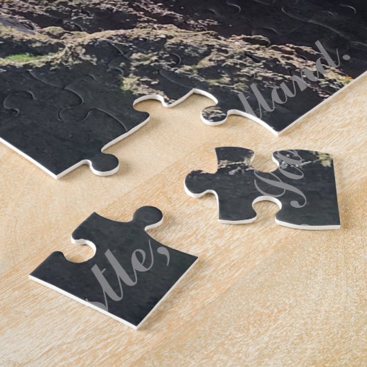 Dunottar Castle, Schotland. Legpuzzel (Zijkant)