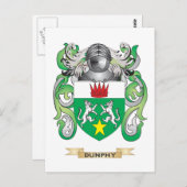 Dunphy Coat of Arms Briefkaart (Voorkant / Achterkant)