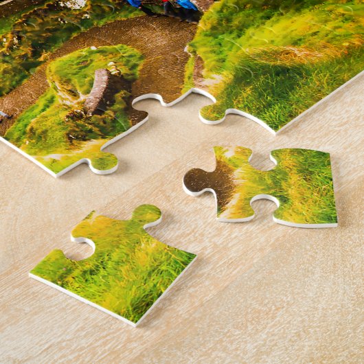 Dunquin Pier Dingle Ierland. Legpuzzel (Zijkant)