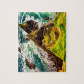 Dunquin Pier Dingle Ierland. Legpuzzel (Verticaal)