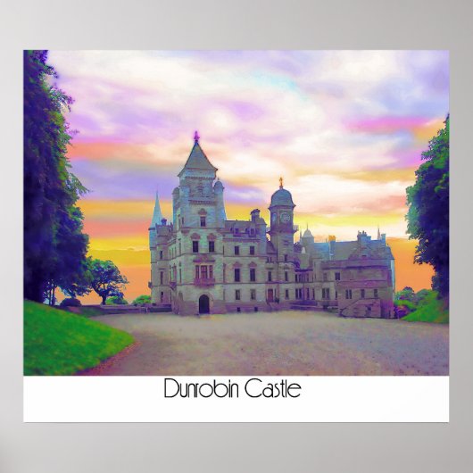Dunrobin Castle Poster (Voorkant)