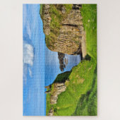 Dunseverick Castle-ruïnes, Antrim, Noord-Ierland Legpuzzel (Verticaal)