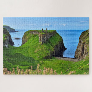 Dunseverick Castle ruïnes, Noord-Ierland 2 Legpuzzel
