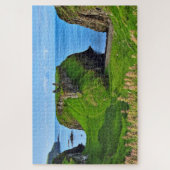 Dunseverick Castle ruïnes, Noord-Ierland 2 Legpuzzel (Verticaal)