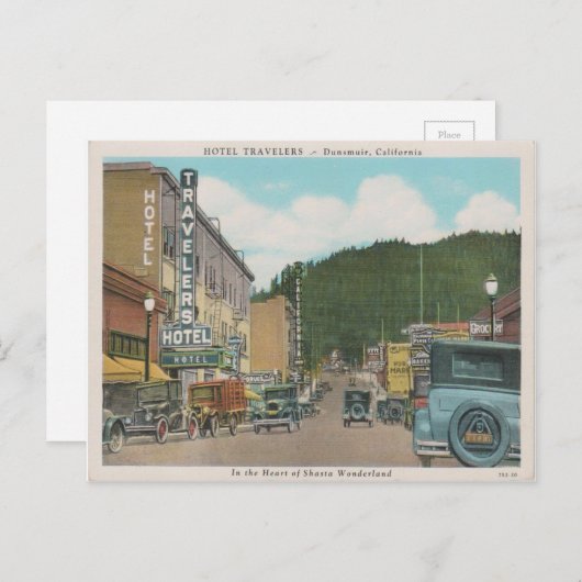 Dunsmuir California  Briefkaart (Voorkant / Achterkant)