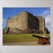 Dunstaffnage Castle, Argyll en Bute, Schotland Poster (Voorkant)