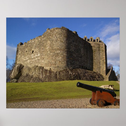 Dunstaffnage Castle, Argyll en Bute, Schotland Poster (Voorkant)