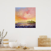 Dunstanburgh Castle Alnwick Northumberland Print (Keuken)