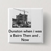 dunston vierkante button 5,1 cm (Voorkant)