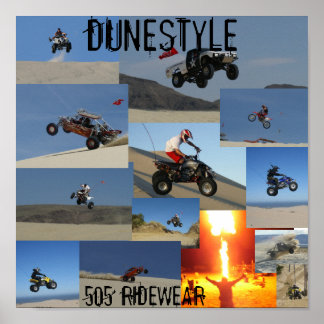 Dunstyle - 505 rideslijtage - veel lucht - poster