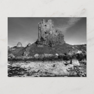 Dunure Castle aan de ruige kust van Ayrshire Briefkaart