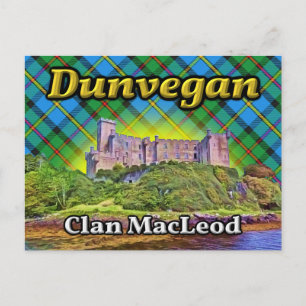 Dunvegan Castle Clan MacLeod Isle of Skye Scotland Briefkaart