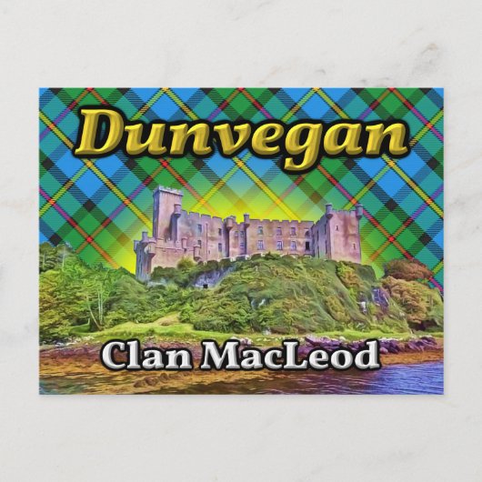 Dunvegan Castle Clan MacLeod Isle of Skye Scotland Briefkaart (Voorkant)