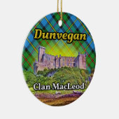 Dunvegan Castle Clan MacLeod Isle of Skye Scotland Keramisch Ornament (Rechts)
