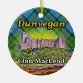 Dunvegan Castle Clan MacLeod Isle of Skye Scotland Keramisch Ornament (Voorkant)