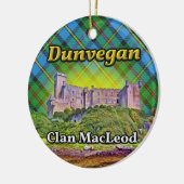 Dunvegan Castle Clan MacLeod Isle of Skye Scotland Keramisch Ornament (Links)