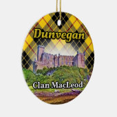 Dunvegan Castle Clan MacLeod Tartan Schotland Keramisch Ornament (Rechts)