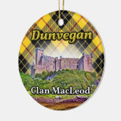 Dunvegan Castle Clan MacLeod Tartan Schotland Keramisch Ornament (Links)