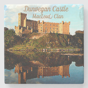 Dunvegan Castle - MacLeod Clan Stenen Onderzetter
