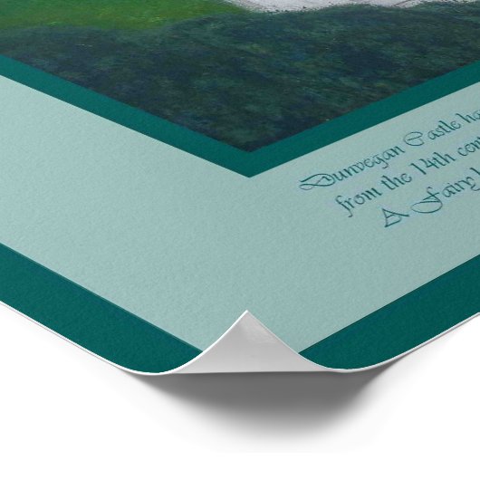 DUNVEGAN CASTLE POSTER (Hoek)