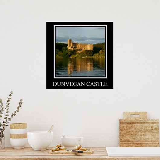 Dunvegan Castle Scotland Poster Art (Keuken)