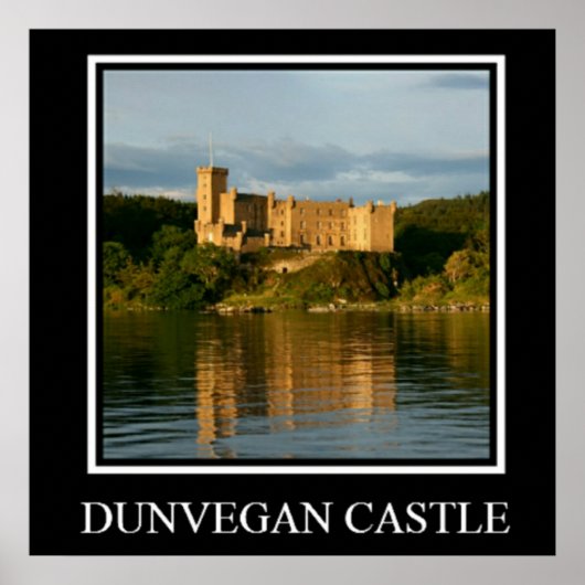 Dunvegan Castle Scotland Poster Art (Voorkant)