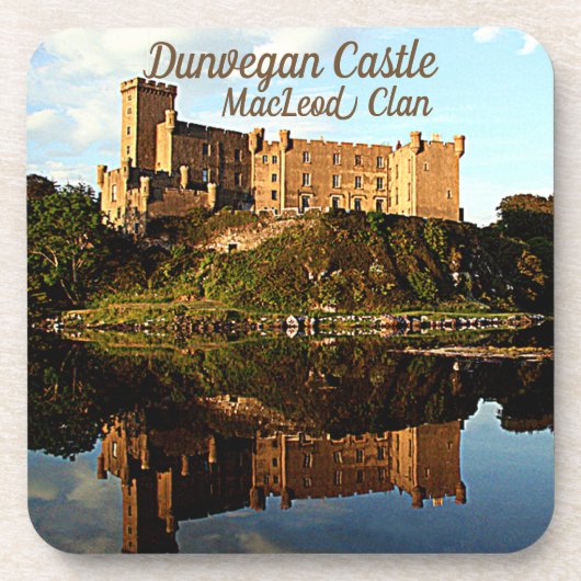 Dunvegan Castle - Scottish MacLeod Clan Drankjes Onderzetter (Voorkant)
