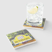 Dunwoody, Atlanta, Georgia, marmer Onderzetters (Zijkant)