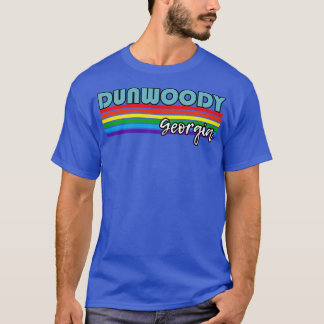 Dunwoody Georgia Pride Dunwoody LGBT Gift LGBTQ S T-shirt