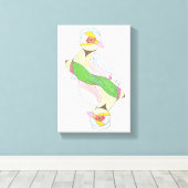 Duo Bird Canvas Afdruk (Insitu (Houten vloer))