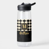 Duo Black & Cream Aangepaste namen Waterfles (Links)
