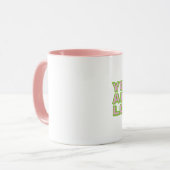 Duo coloured typography-You are lovely mantra Mok (Voorkant links)