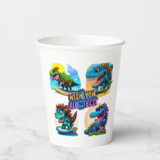 duo dinosaurus papieren bekers