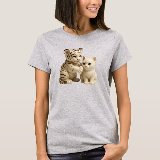 Duo Félins Adorables T-shirt (Voorkant)