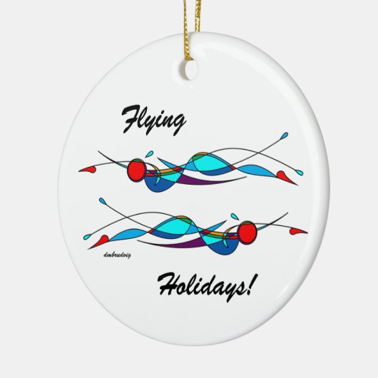 Duo Fly-zwemmers Ornament (Links)