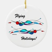 Duo Fly-zwemmers Ornament (Achterkant)