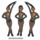 Duo-Pose Dancer Paradise #1 Sticker (Voorkant)