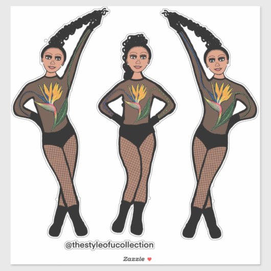 Duo-Pose Dancer Paradise #2 Sticker (Vel)