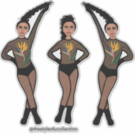 Duo-Pose Dancer Paradise #2 Sticker