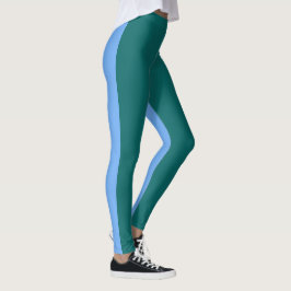 Duo Tone Green en Blue Leggings