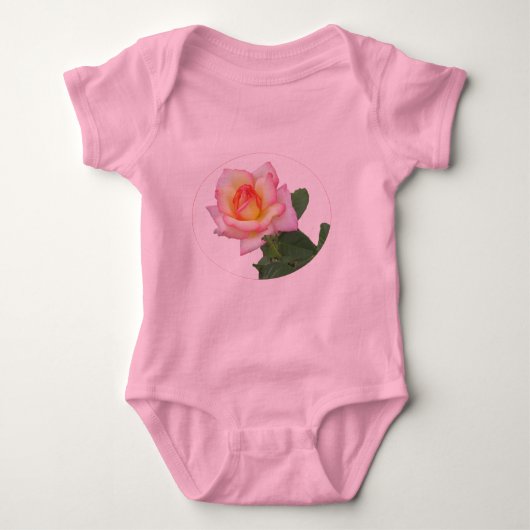 Duo-tone roze Rose Romper (Voorkant)