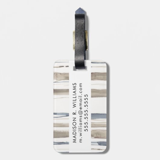 Duo Tone Trees II Bagagelabel (Achterkant verticaal)