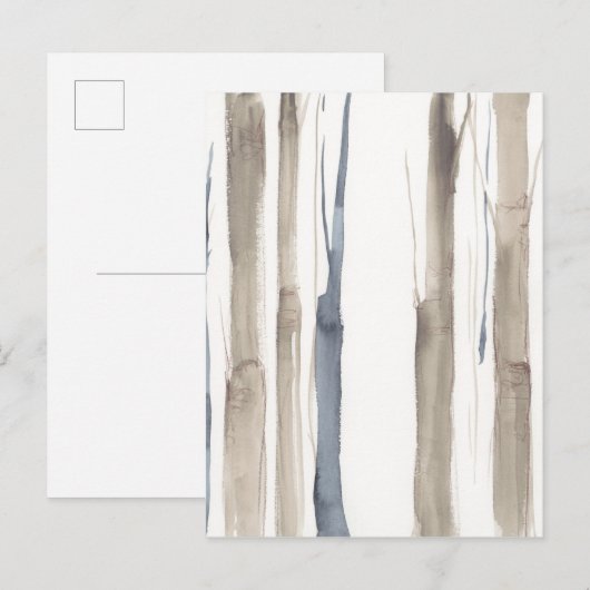 Duo Tone Trees II Briefkaart (Voorkant / Achterkant)